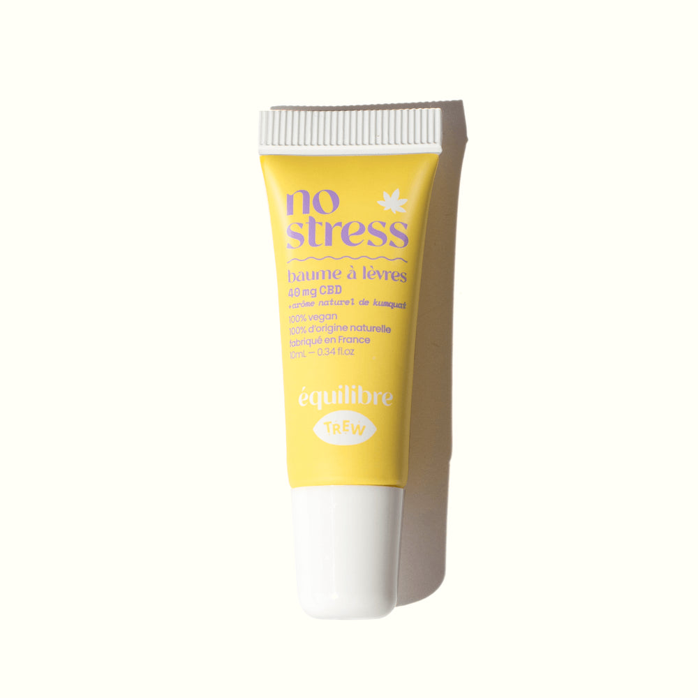 Trew Cosmetic X Equilibre : Baume à lèvre apaisant arôme Kumquat